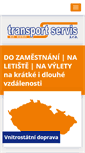 Mobile Screenshot of minibusysedlak.cz